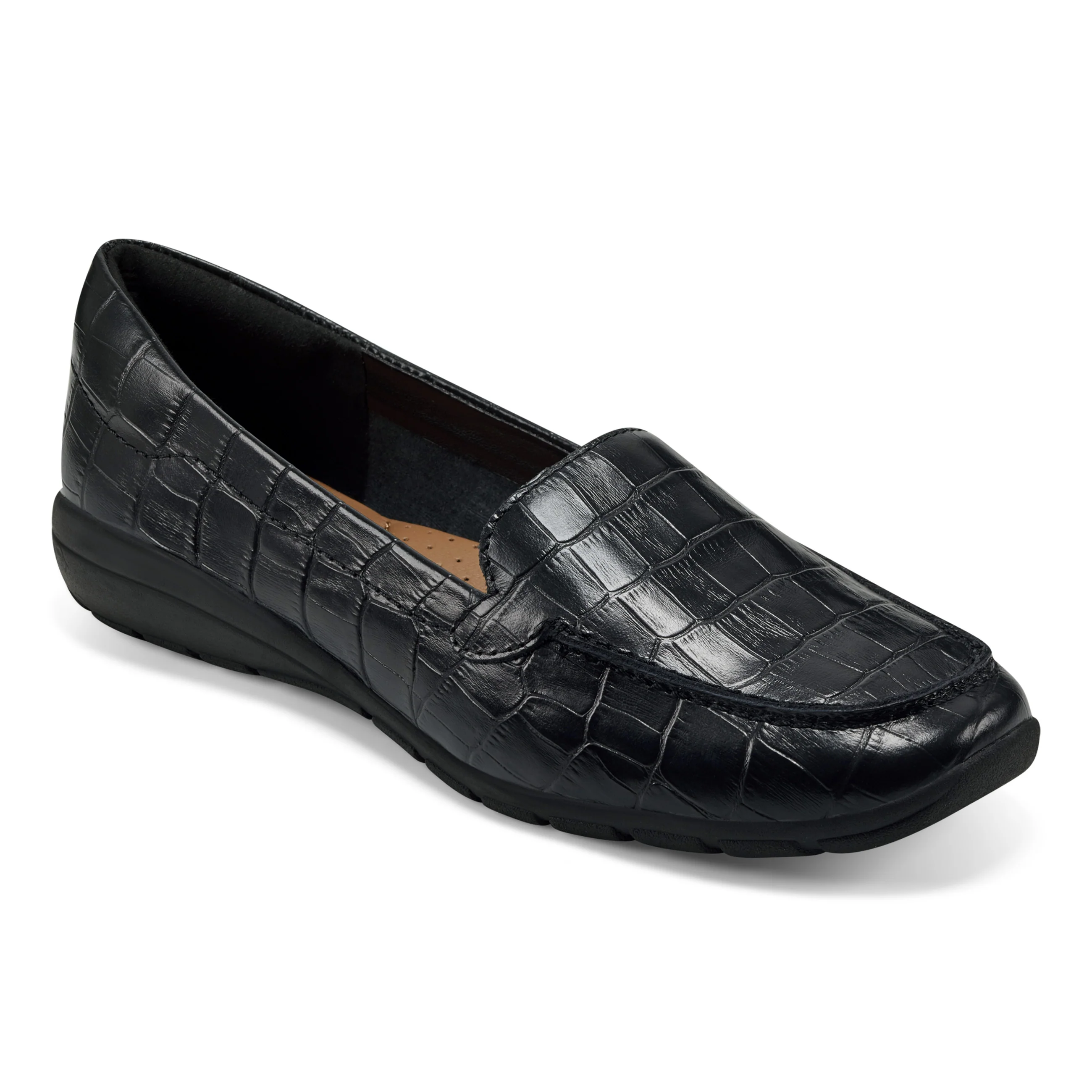Abide Croco Print Casual Flats - Image 2