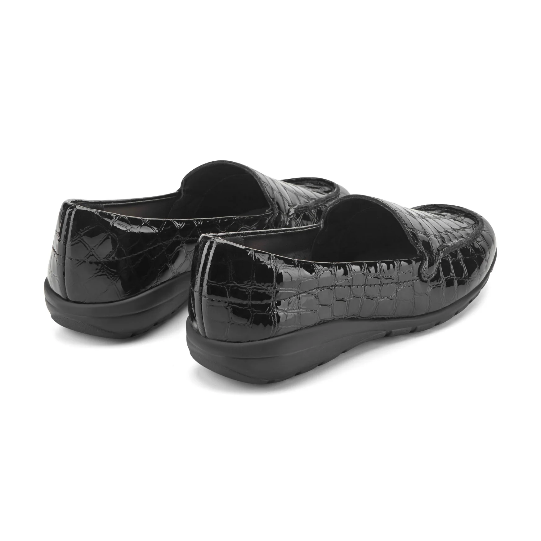 Abide Croco Print Casual Flats - Image 3