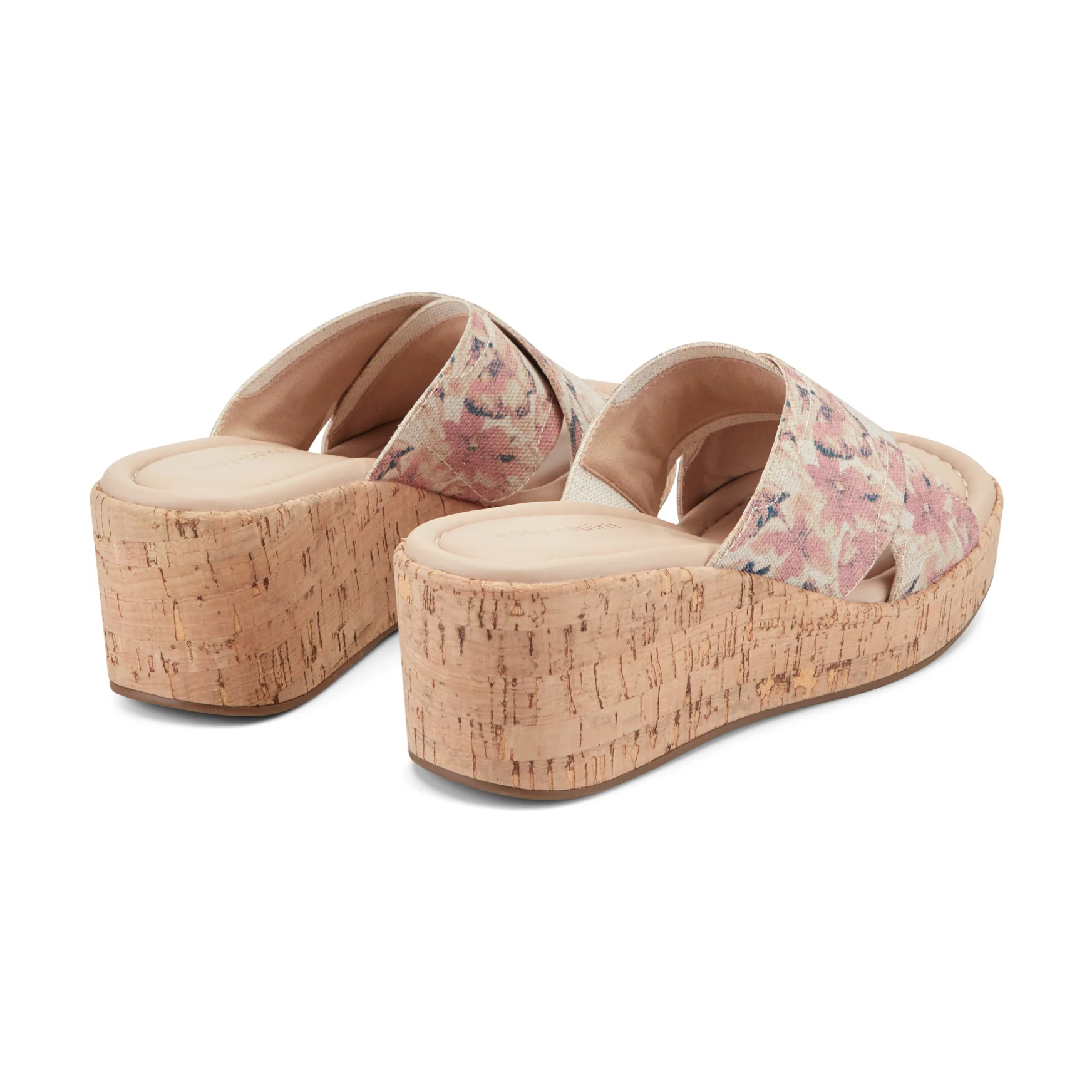 Fawn Slip On Wedge Sandals - Image 3