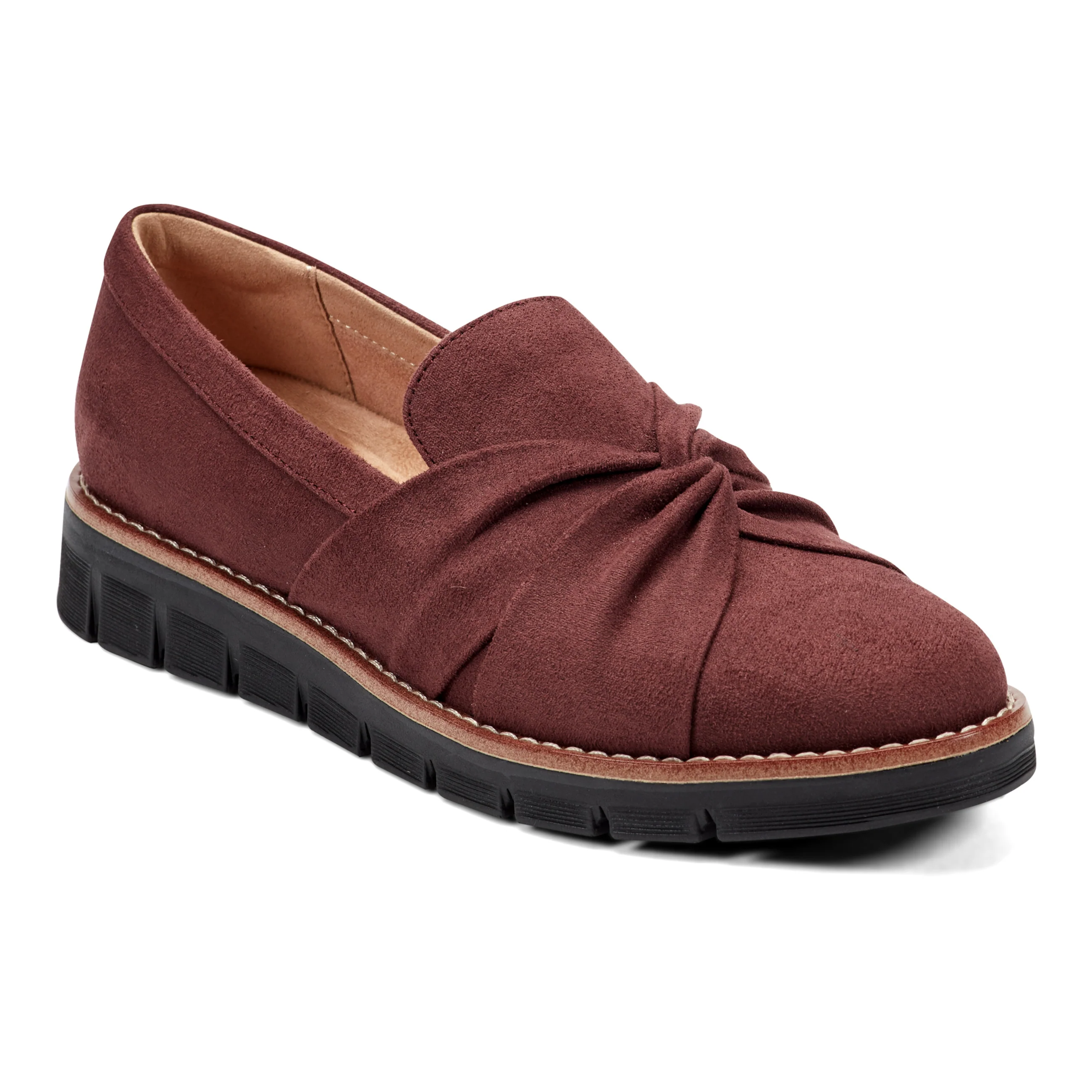 Vitalia Knotted Slip On Loafers - Image 2